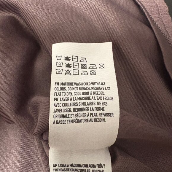 American Eagle Outfitters Dress Womens Sz Small Purple Lace Bell Sleeve Boho - Picture 8 of 9